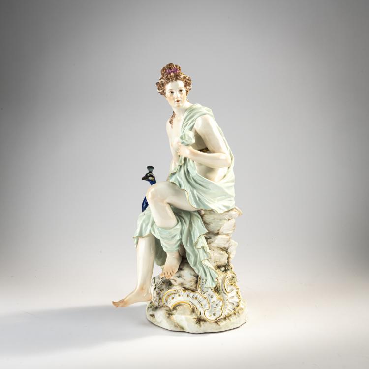 Bild 1 zu Objekt, 'Juno with Peacock', 1912, Paul Helmig, Meissen, KPM, 171C 537