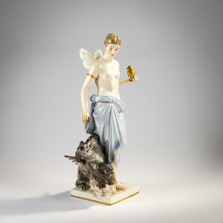 Bild 1 zu Objekt, 'Psyche with Cerberus', 1882-85, Hermann Hultzsch, Meissen, KPM, 171C 514
