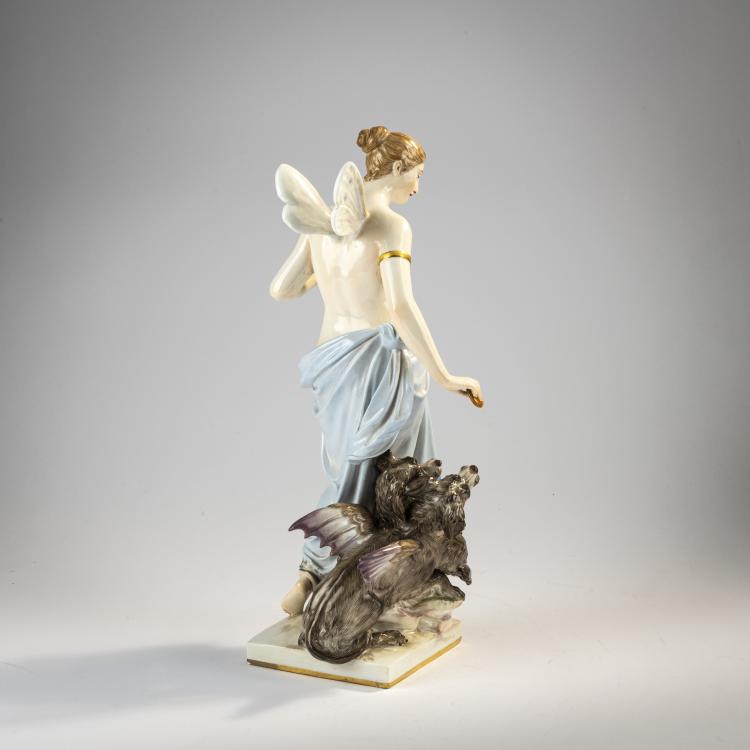 Bild 3 zu Objekt, 'Psyche with Cerberus', 1882-85, Hermann Hultzsch, Meissen, KPM, 171C 514