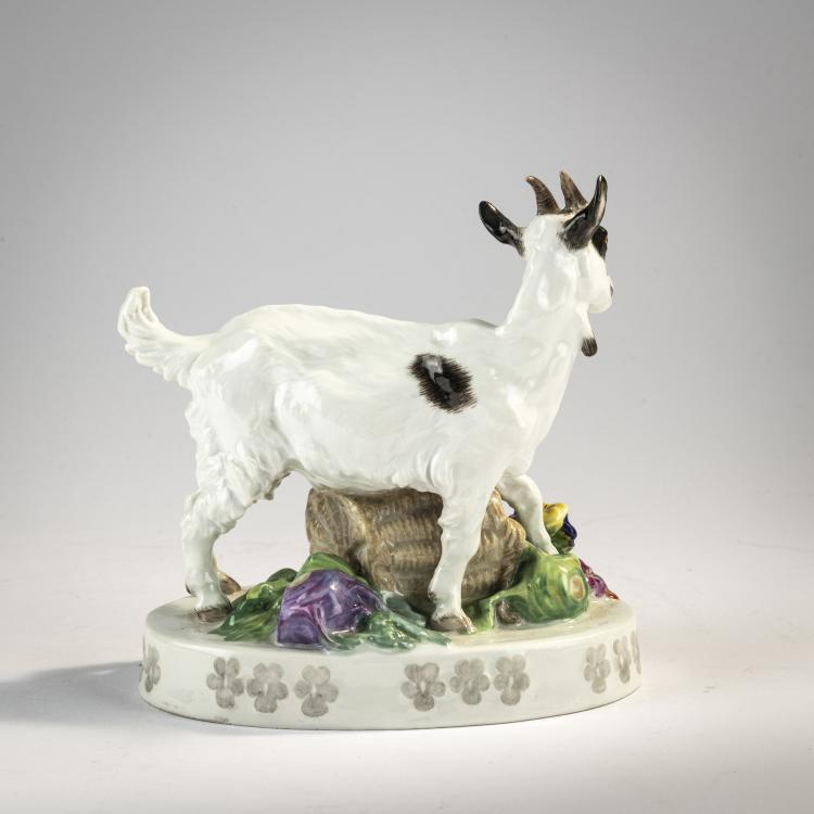 Bild 3 zu Objekt, 'Goat with Basket', 1905-10, Erich Hoesel, Meissen, KPM, 171C 533