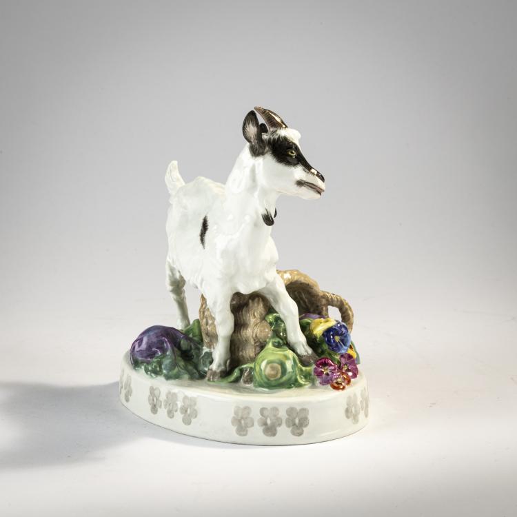 Bild 4 zu Objekt, 'Goat with Basket', 1905-10, Erich Hoesel, Meissen, KPM, 171C 533