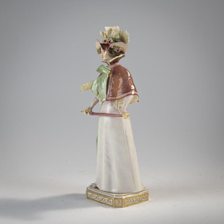 Bild 2 zu Objekt, 'Lady with Umbrella', 1896, Meissen, KPM, 171C 520