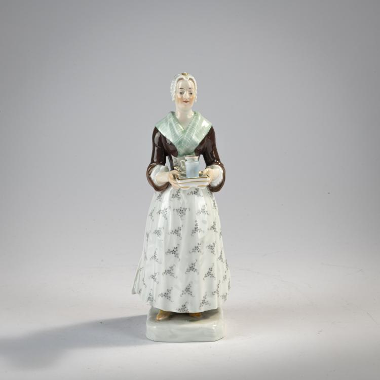Hauptbild zu Objekt, 'Viennese Chocolate Girl', 1901-04, Jean-Etienne Liotard (after), Meissen, KPM, 171C 525
