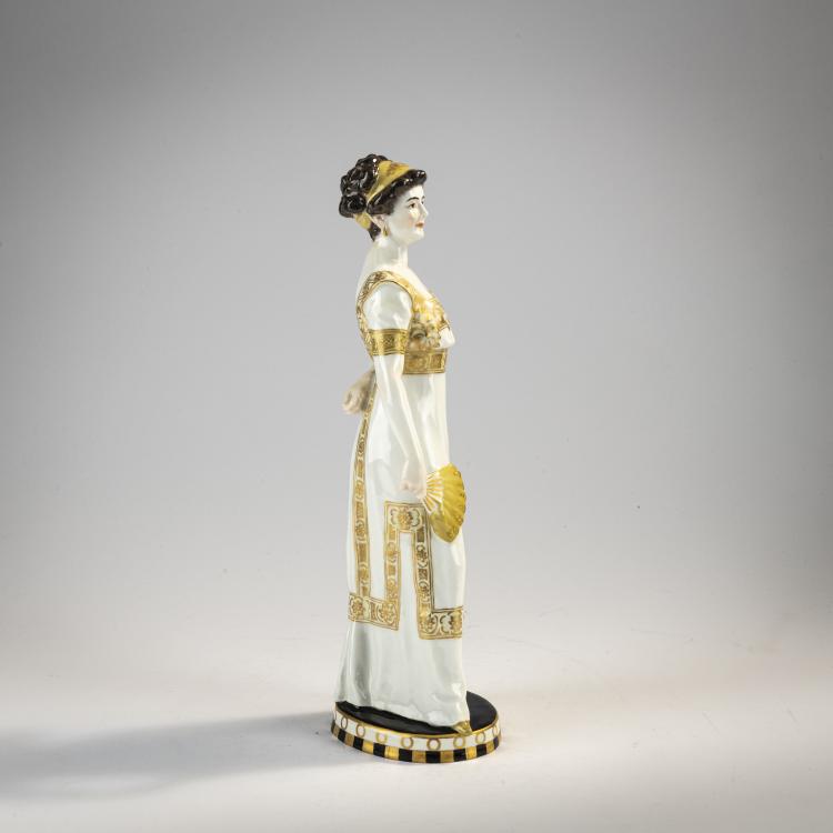Bild 4 zu Objekt, 'Lady with a Fan', 1911-12, Alfred Otto Adalbert K&ouml;nig, Meissen, KPM, 171C 536