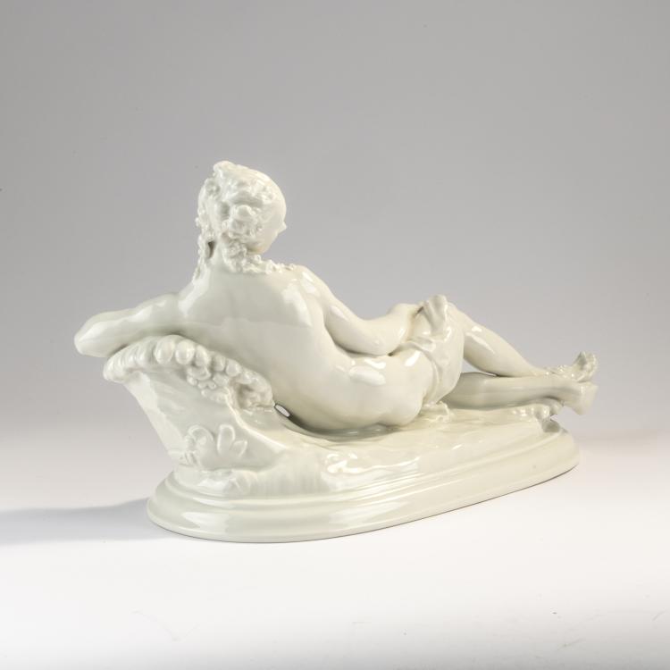 Bild 5 zu Objekt, 'Resting', 1918, Paul Scheurich, Berlin, KPM, 171C 495