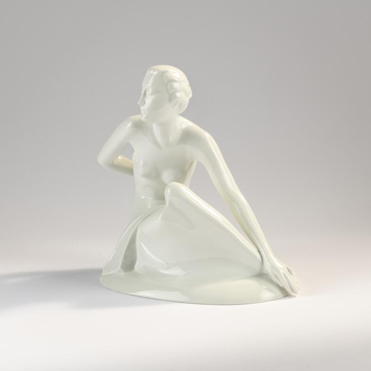 Bild 1 zu Objekt, 'Bather', c. 1932, Gerhard Schliepstein, Rosenthal, Selb, 171C 548