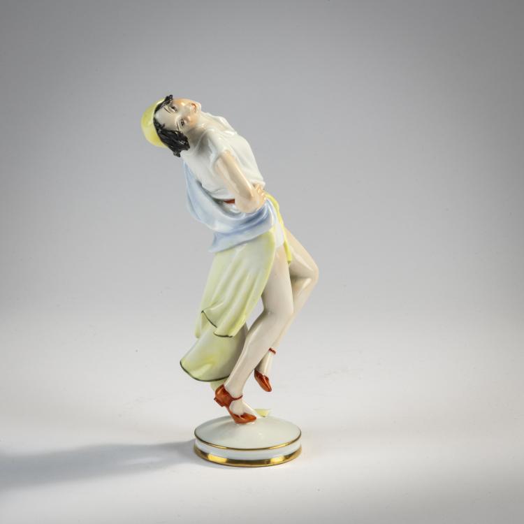 Hauptbild zu Objekt, 'Mazurka', c. 1925, Mathilde Jaksch, Augarten, Wien, 171C 478