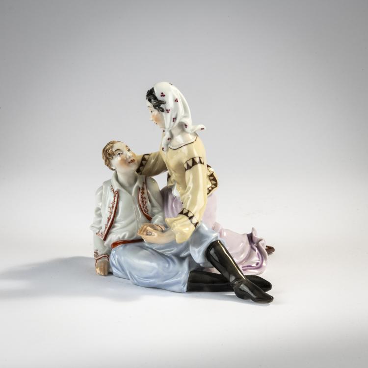 Bild 1 zu Objekt, 'Folk Song', c. 1928, Mathilde Jaksch, Augarten, Wien, 171C 479