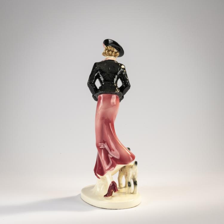 Bild 3 zu Objekt, Fashion lady with terrier, 1920s, Tschechoslowakei, 171C 615