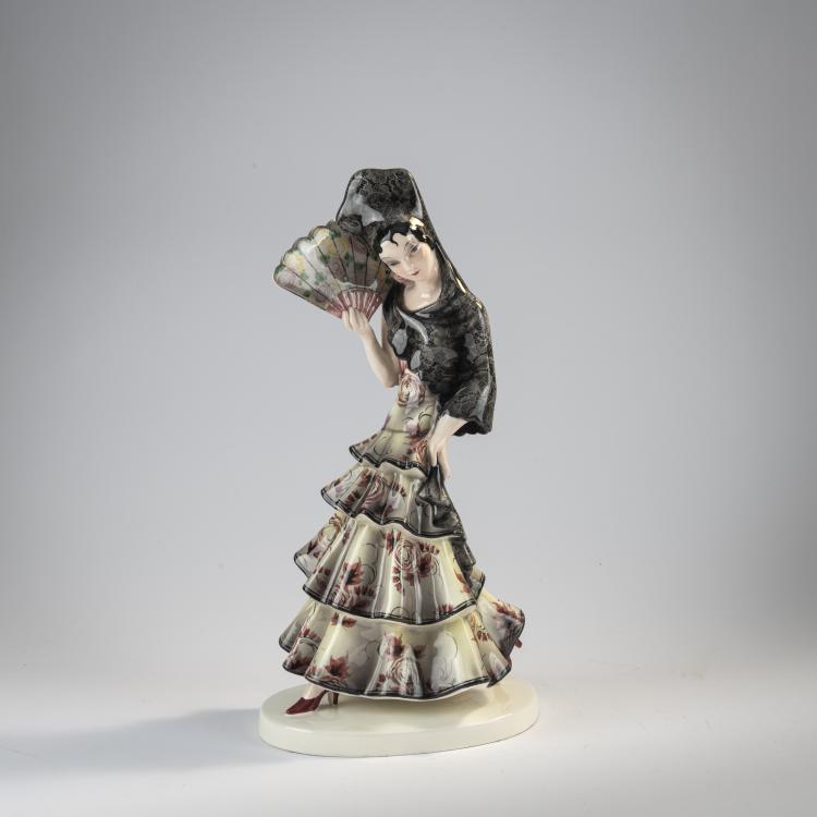 Hauptbild zu Objekt, 'Spaniard', c. 1936, Claire Herczeg-Weiss, Goldscheider, Wien, 171C 599