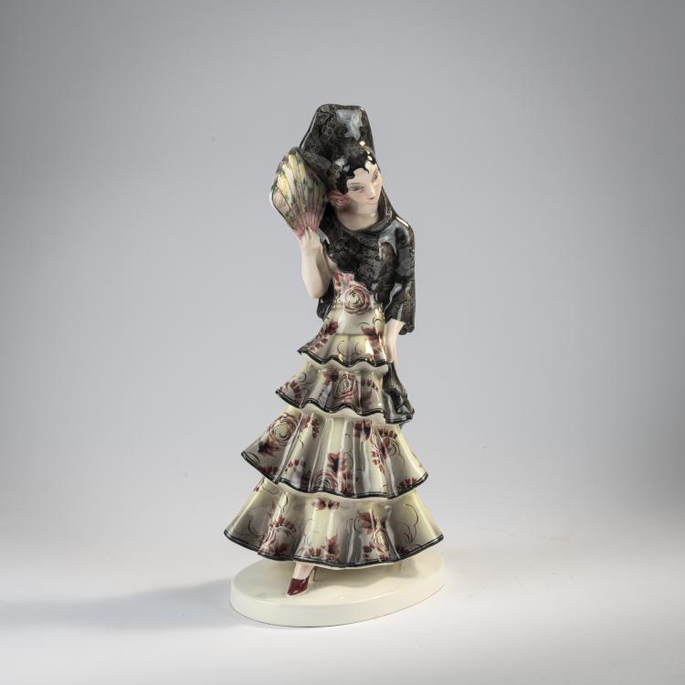 Bild 1 zu Objekt, 'Spaniard', c. 1936, Claire Herczeg-Weiss, Goldscheider, Wien, 171C 599