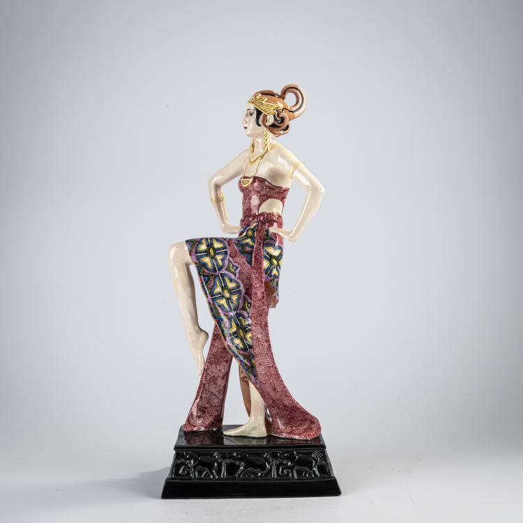 Bild 1 zu Objekt, 'Egyptian Temple Dancer', 1921, Goldscheider, Wien, 171C 567