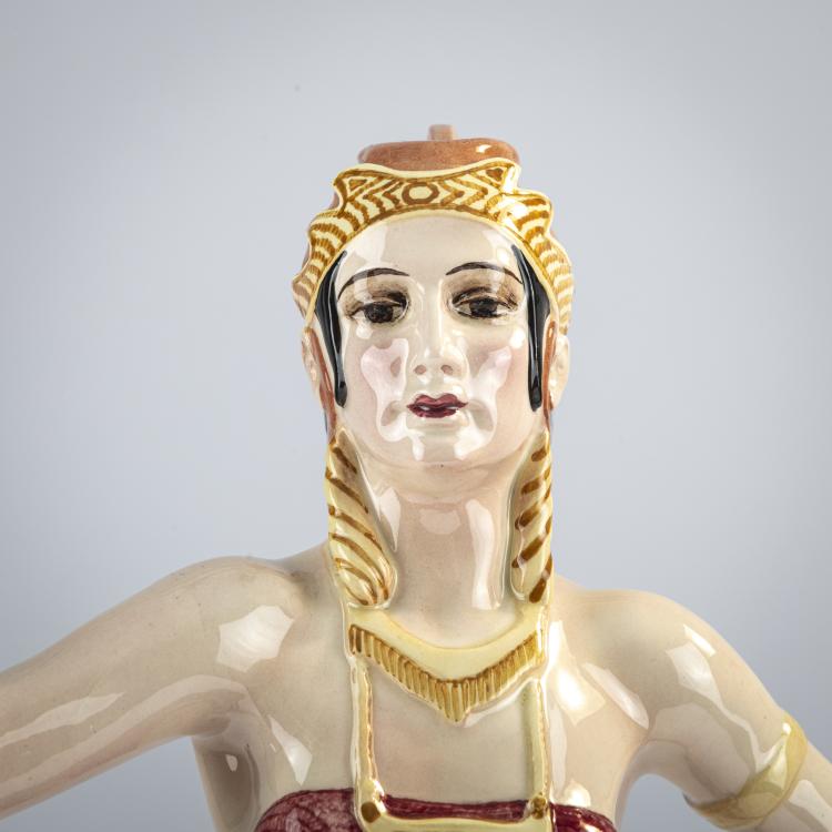 Bild 6 zu Objekt, 'Egyptian Temple Dancer', 1921, Goldscheider, Wien, 171C 567