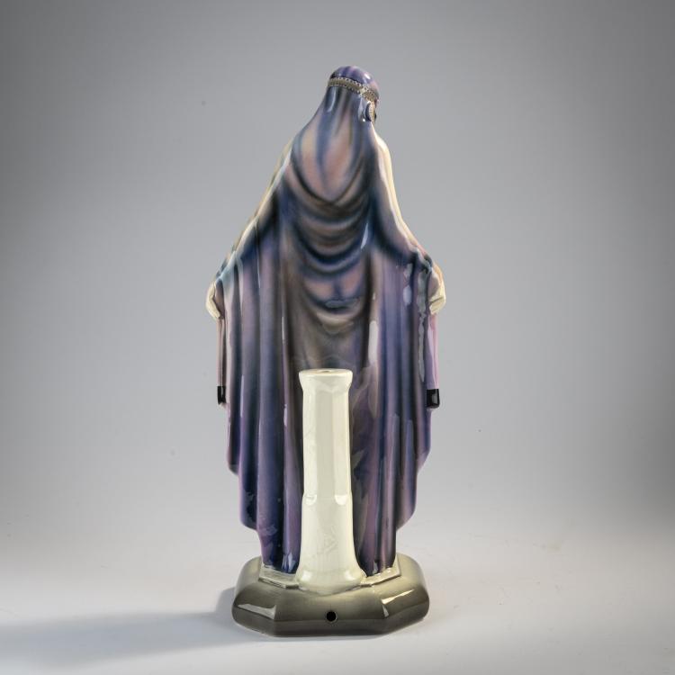 Bild 3 zu Objekt, Lampenfu&szlig; 'Stehende Haremst&auml;nzerin', um 1929, Josef Lorenzl, Goldscheider, Wien, 171C 591
