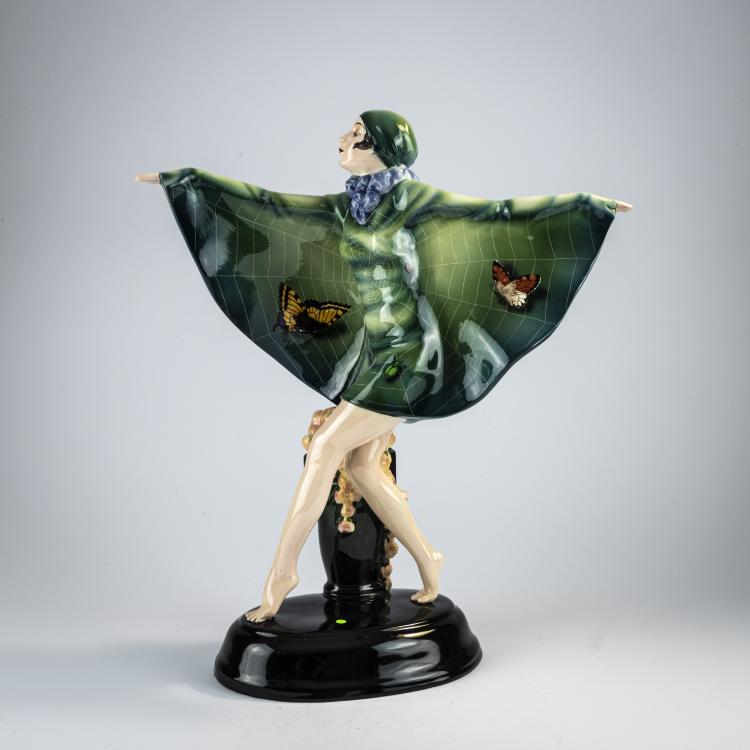 Hauptbild zu Objekt, 'Captive Bird' (Niddy Impekhoven), c. 1922, Josef Lorenzl, Goldscheider, Wien, 171C 571