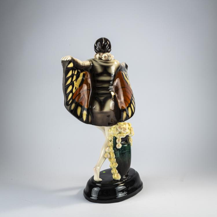 Bild 4 zu Objekt, 'Gefangener Vogel' (Niddy Impekhoven), um 1922, Josef Lorenzl, Goldscheider, Wien, 171C 570