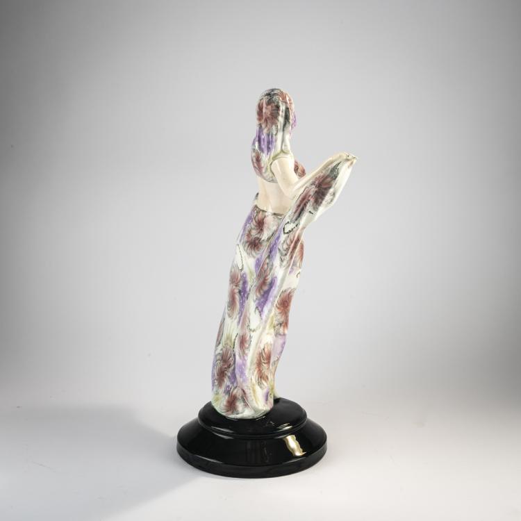 Bild 5 zu Objekt, 'Orientalische T&auml;nzerin in Pose', um 1923, Josef Lorenzl, Goldscheider, Wien, 171C 573