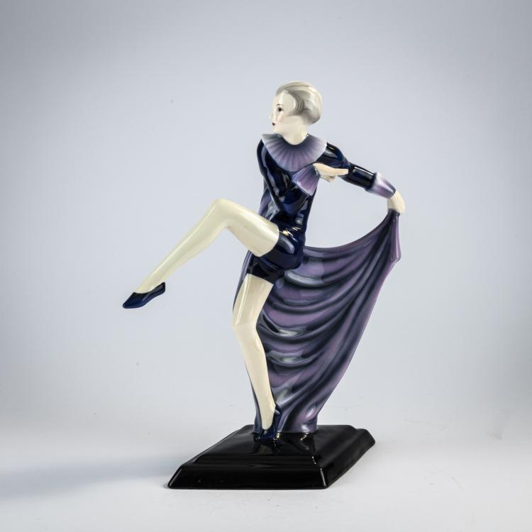 Bild 1 zu Objekt, 'T&auml;nzerin', 1929/30, Josef Lorenzl, Goldscheider, Wien, 171C 590