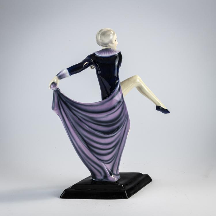 Bild 4 zu Objekt, 'T&auml;nzerin', 1929/30, Josef Lorenzl, Goldscheider, Wien, 171C 590