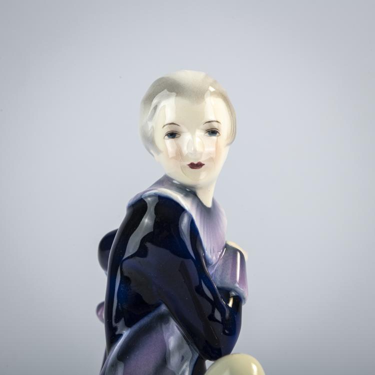 Bild 5 zu Objekt, 'T&auml;nzerin', 1929/30, Josef Lorenzl, Goldscheider, Wien, 171C 590