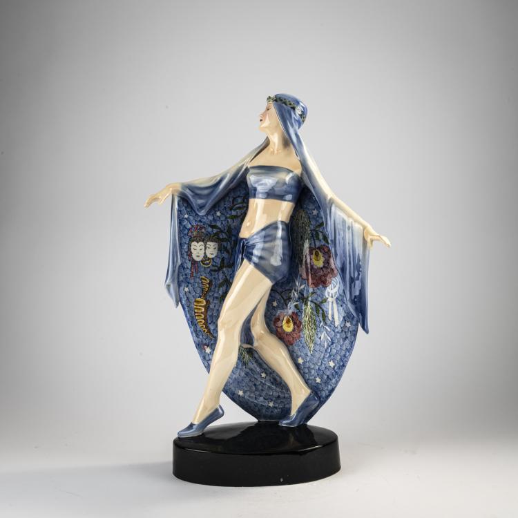 Hauptbild zu Objekt, 'Temple Dancer', c. 1928/29, Goldscheider, Marcell, Wien, 171C 560