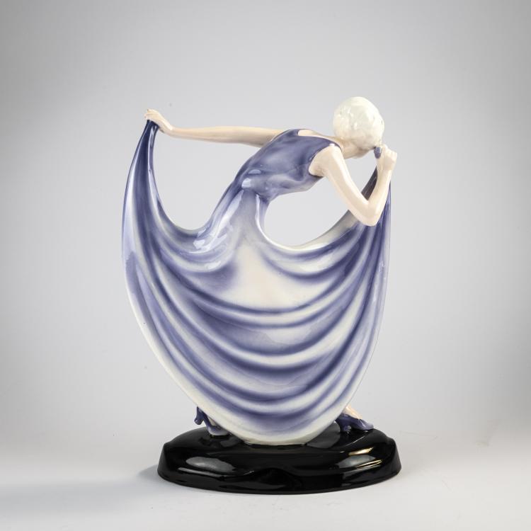 Bild 3 zu Objekt, 'Stepping dancer bent forward', c. 1930, Josef Lorenzl, Goldscheider, Wien, 171C 593