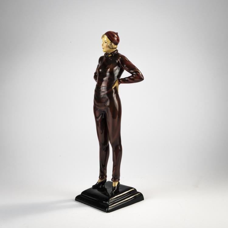 Bild 4 zu Objekt, 'Autogirl', 1929, Stephan Dakon, Goldscheider, Wien, 171C 589
