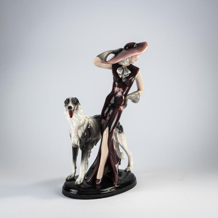 Bild 1 zu Objekt, 'Maskerade', 1935/36, Claire Herczeg-Weiss, Goldscheider, Wien, 171C 597