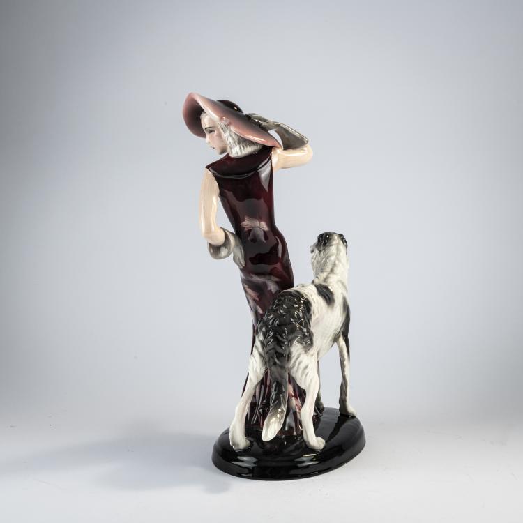 Bild 3 zu Objekt, 'Maskerade', 1935/36, Claire Herczeg-Weiss, Goldscheider, Wien, 171C 597