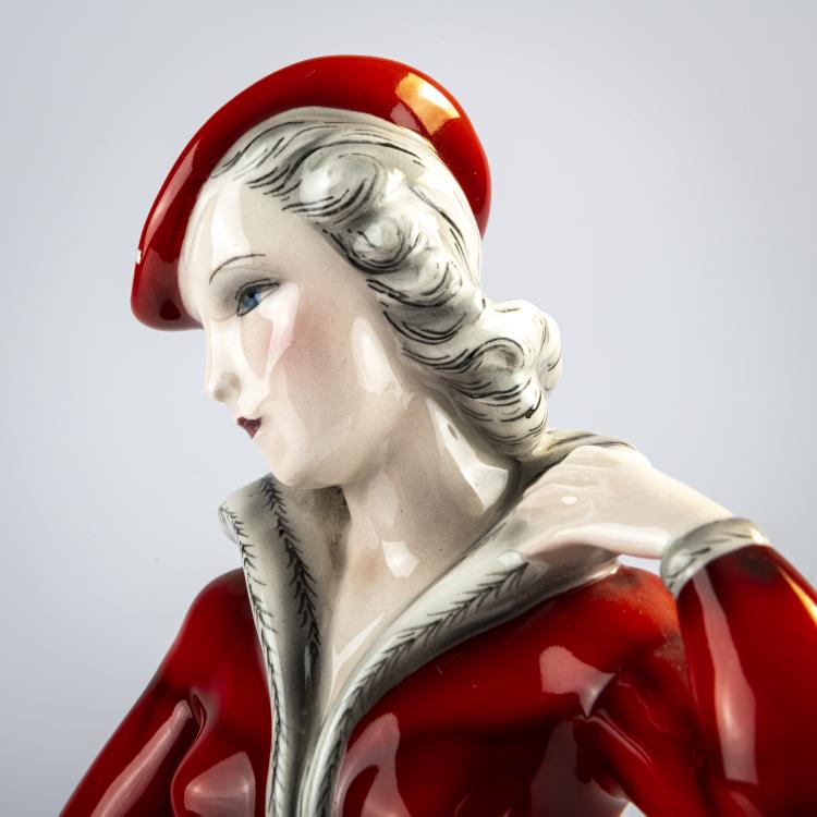 Bild 7 zu Objekt, 'Muff Lady', 1937/38, Claire Herczeg-Weiss, Goldscheider, Wien, 171C 600