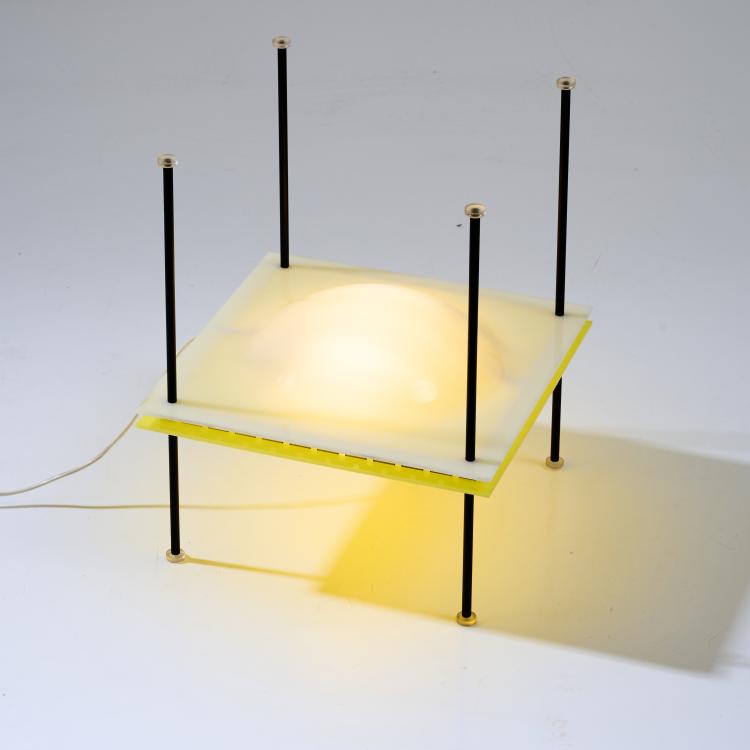Hauptbild zu Objekt, 'Palafitta - 12639' table light, c. 1957, Ettore Sottsass, Arredoluce, Monza, 170A 269