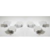 Six 'Nuvola Piccola' wall lights, 1960s