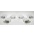 Six 'Nuvola Piccola' wall lights, 1960s