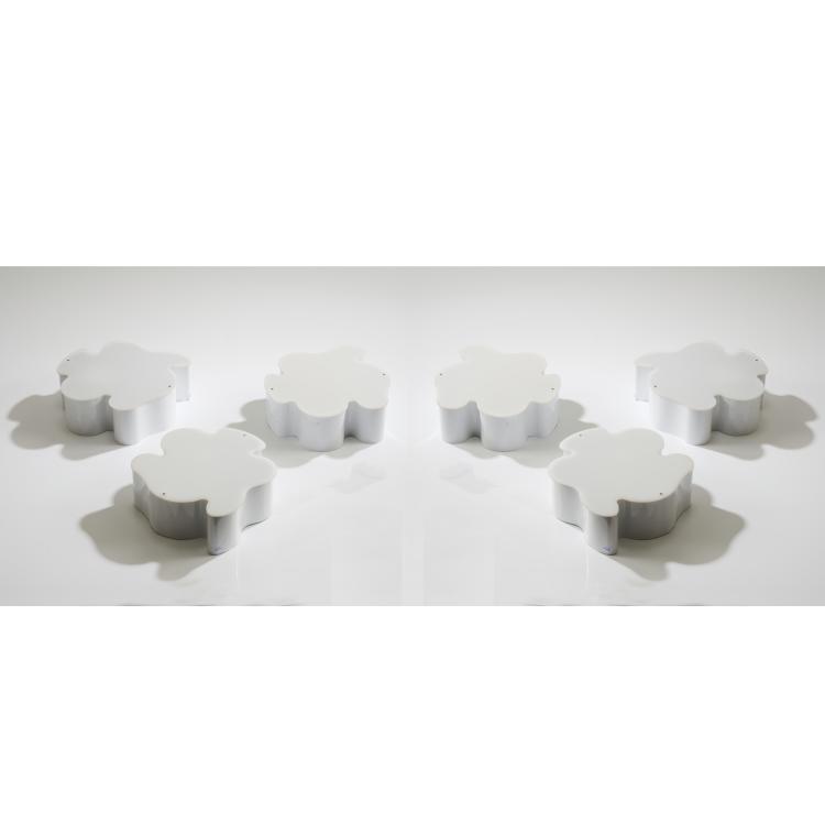 Hauptbild zu Objekt, Sechs Wandleuchten 'Nuvola Piccola', 1960er Jahre, Zonca, Italien, 170A 78