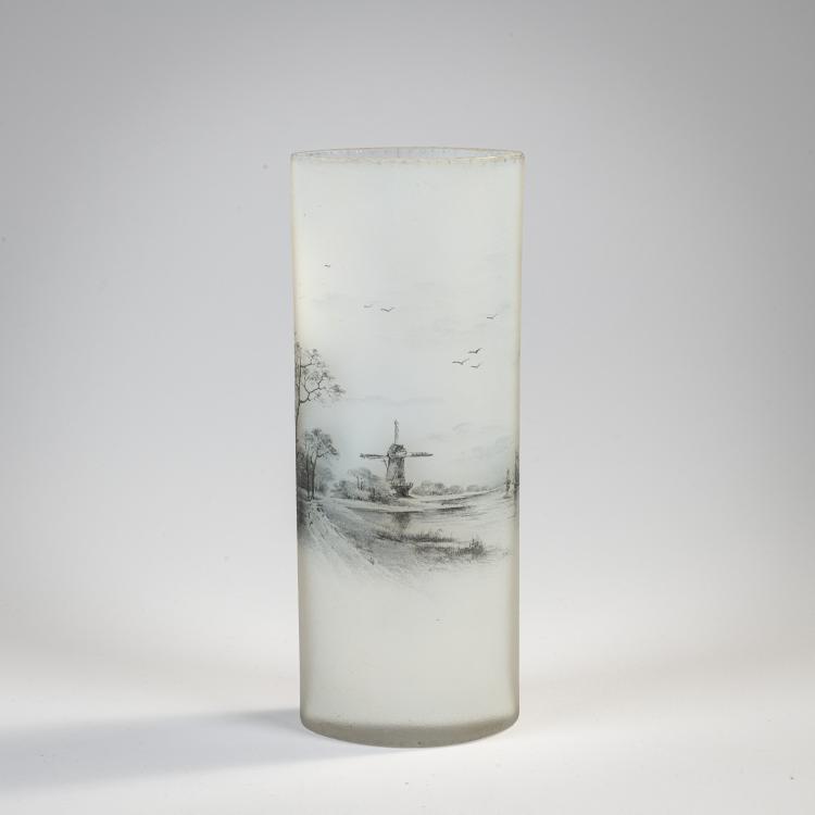 Hauptbild zu Objekt, Vase 'Delft', 1899, Daum Fr&egrave;res, Nancy, 171A 25