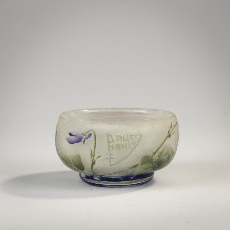 Bild 1 zu Objekt, Miniaturschale 'Violettes', um 1905, Daum Fr&egrave;res, Nancy, 171A 43