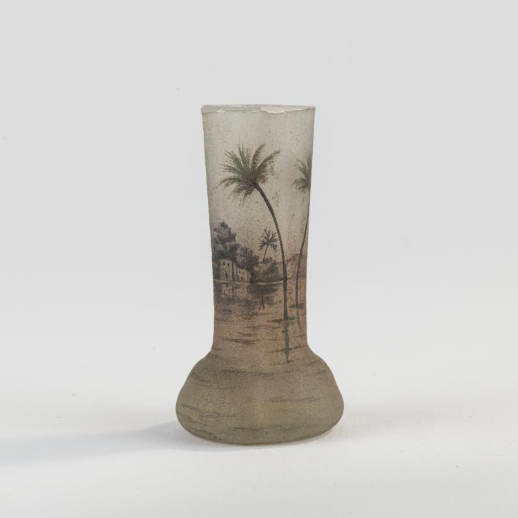 Hauptbild zu Objekt, Miniaturvase 'Nil', 1905, Daum Fr&egrave;res, Nancy, 171A 37