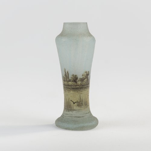 Miniature vase 'Paysage lacustre', c. 1905