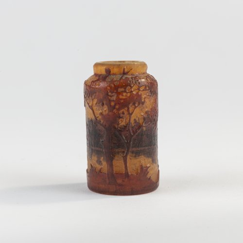 Miniature vase 'Paysage lacustre', c. 1905