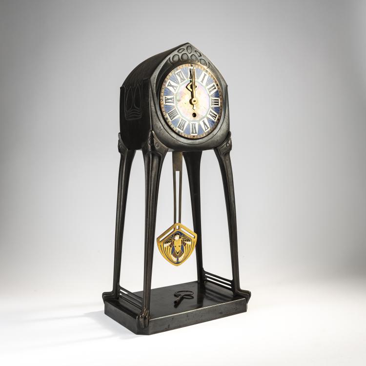 Bild 1 zu Objekt, Tischuhr, um 1903, Albin M&uuml;ller, Stolbergsches H&uuml;ttenwerk, Ilsenburg, 171B 449