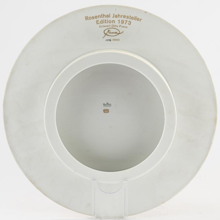 Bild 6 zu Objekt, F&uuml;nf Jahresteller Rosenthal, 1972 - 1978, Salvador Dal&iacute;,G&uuml;nter Fruhtrunk,Eduardo Paolozzi,Otto Piene,Natale Sapone, Rosenthal studio-linie, 172C 438