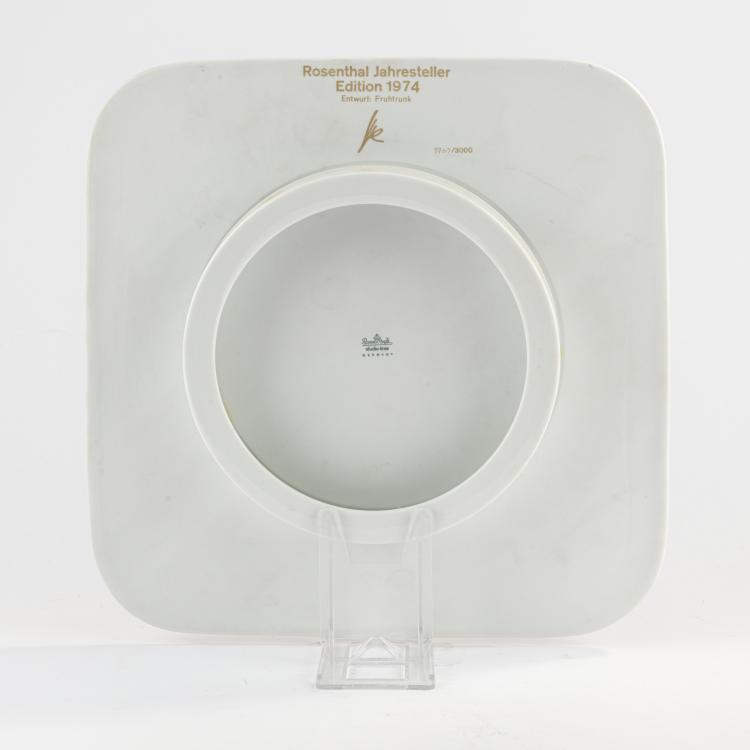 Bild 8 zu Objekt, F&uuml;nf Jahresteller Rosenthal, 1972 - 1978, Salvador Dal&iacute;,G&uuml;nter Fruhtrunk,Eduardo Paolozzi,Otto Piene,Natale Sapone, Rosenthal studio-linie, 172C 438