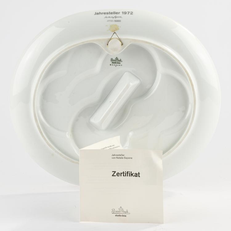 Bild 10 zu Objekt, F&uuml;nf Jahresteller Rosenthal, 1972 - 1978, Salvador Dal&iacute;,G&uuml;nter Fruhtrunk,Eduardo Paolozzi,Otto Piene,Natale Sapone, Rosenthal studio-linie, 172C 438
