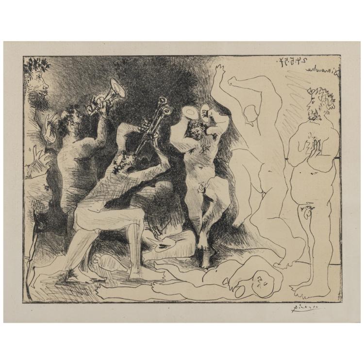 Hauptbild zu Objekt, 'La danse des faunes', 1957, Pablo Picasso, 172C 430