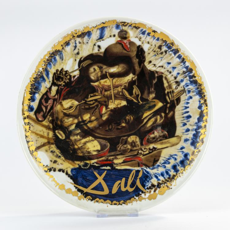 Bild 7 zu Objekt, Vier K&uuml;nstlerteller Rosenthal, 1974 - 1978, Max Bill,Jean Cocteau,Salvador Dal&iacute;,Otto Piene, Rosenthal sudio-linie, 172C 415