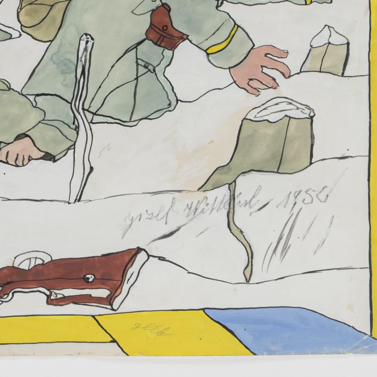 Bild 1 zu Objekt, Untitled (Soldiers in Combat), 1950, Josef Wittlich, 172C 508