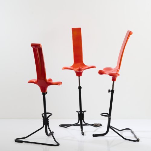 Three 'Appoggio' drawing chairs, 1971