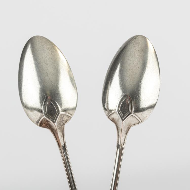 Bild 2 zu Objekt, Zwei Kaffeel&ouml;ffel 'Behrens' - '4800', 1900/01, Peter Behrens, R&uuml;ckert, M.J., Mainz, 171B 413