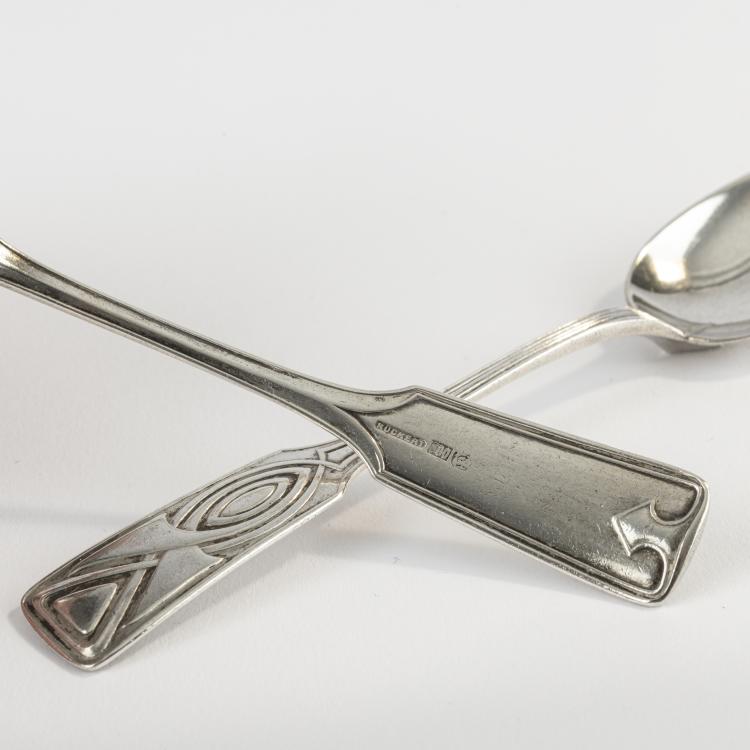 Bild 3 zu Objekt, Zwei Kaffeel&ouml;ffel 'Behrens' - '4800', 1900/01, Peter Behrens, R&uuml;ckert, M.J., Mainz, 171B 413