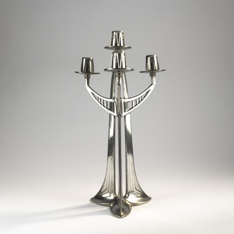 Hauptbild zu Objekt, Candlestick, c. 1902, Albert Reimann (attributed), Reimann, Albert (zug./attr.), 171B 446
